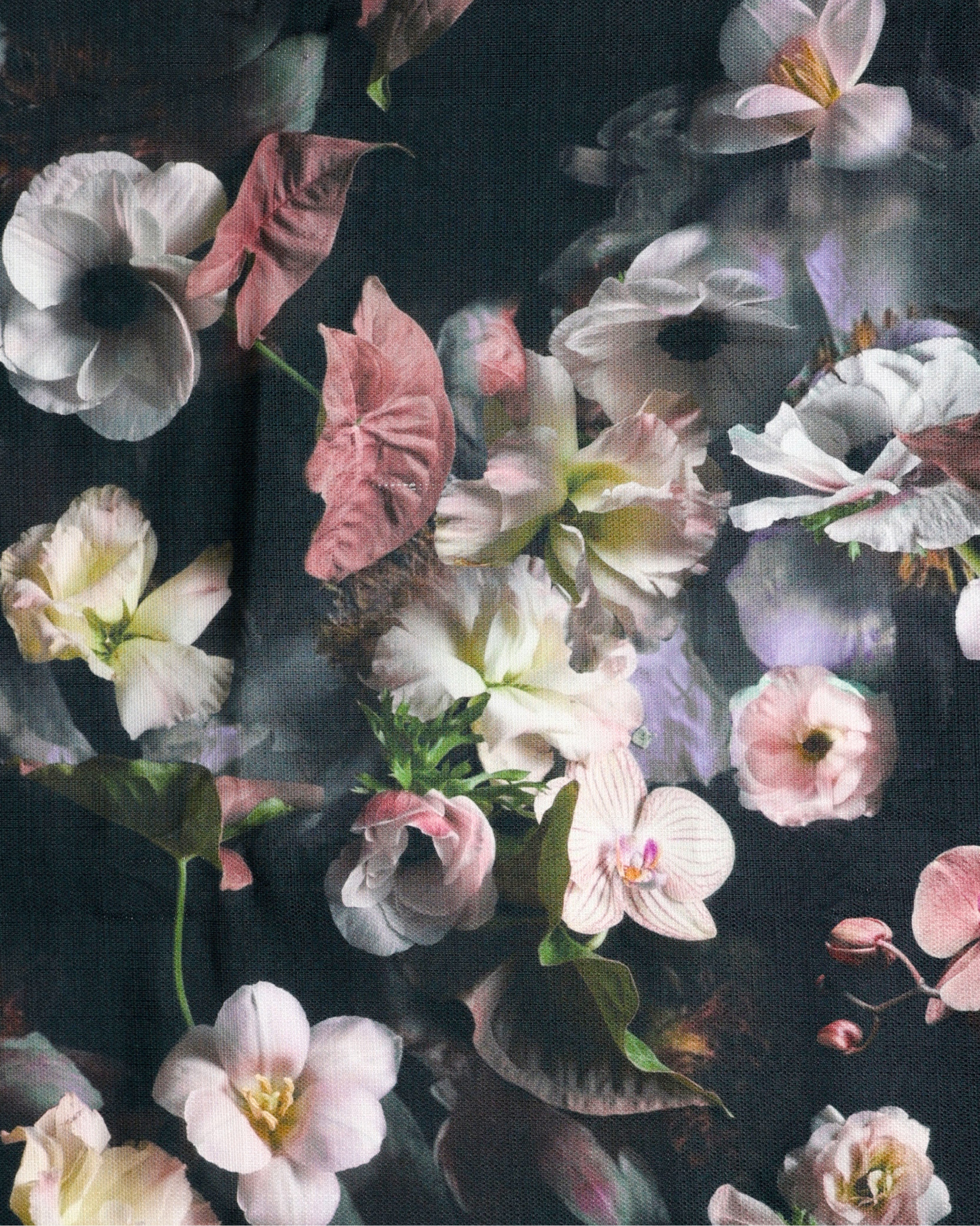 Midnight Floral 8 Seater Table Cloth