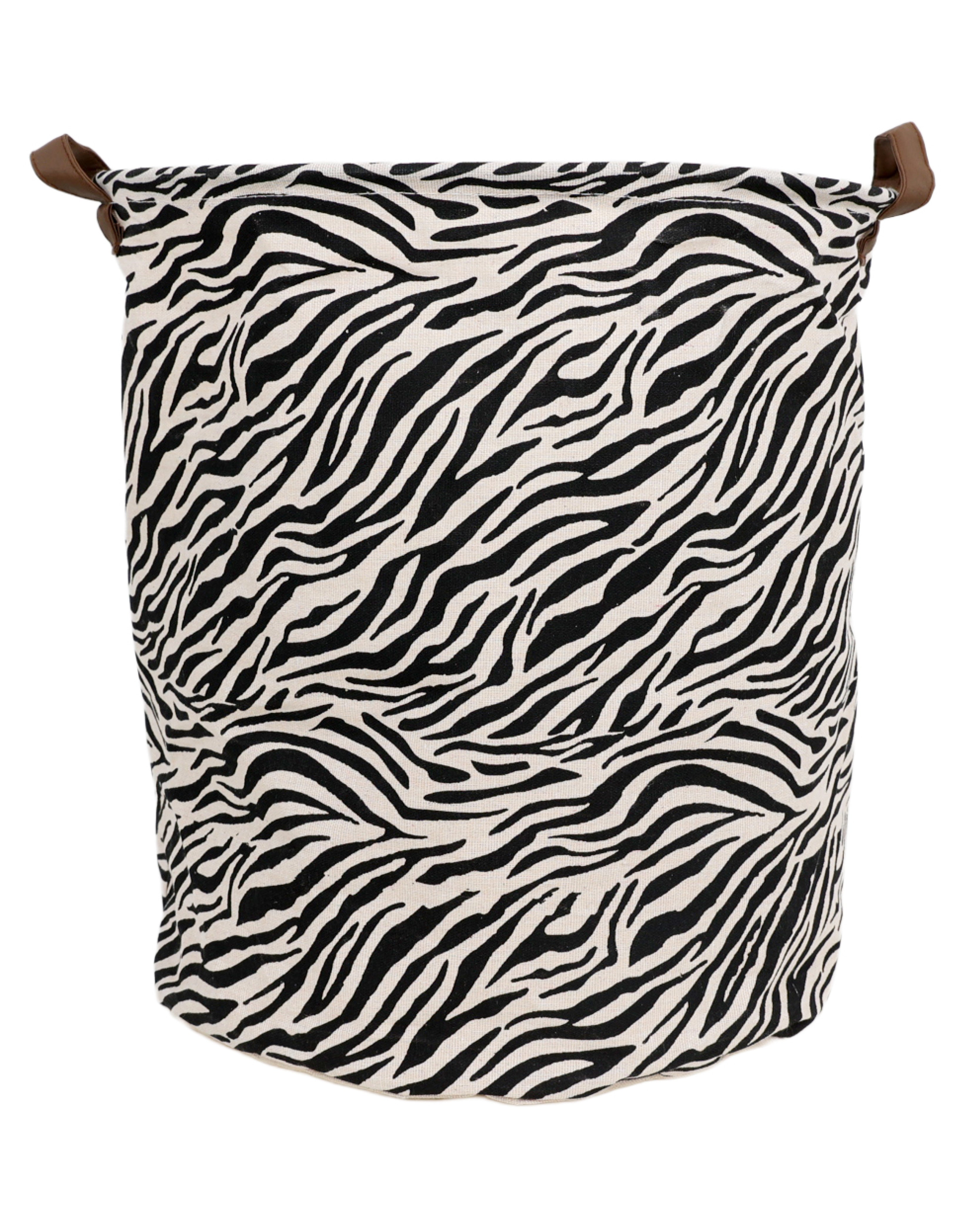 Black & White Zebra Pop Up Laundry Basket
