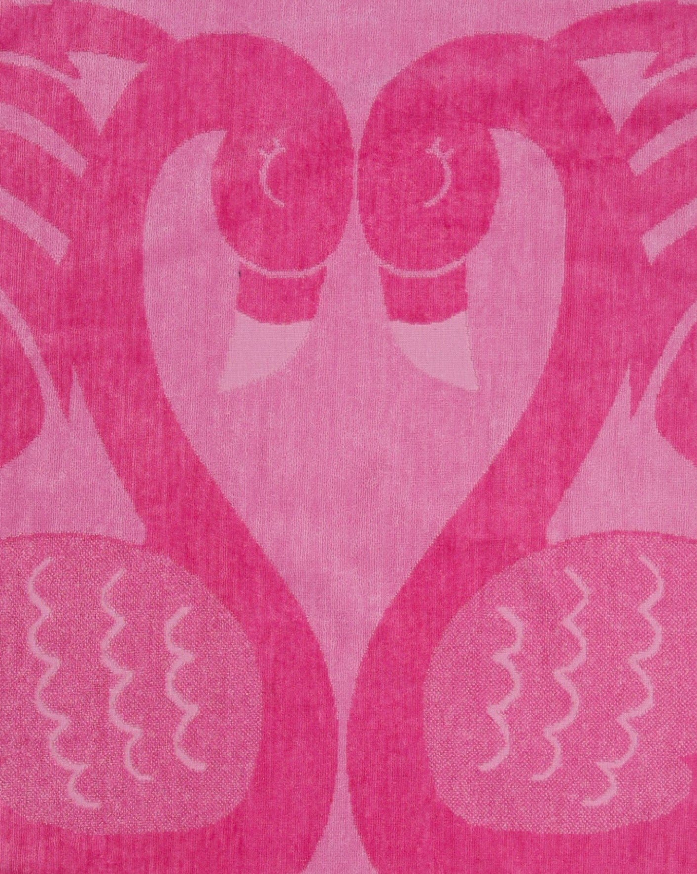Flamingo Velour Beach Towel