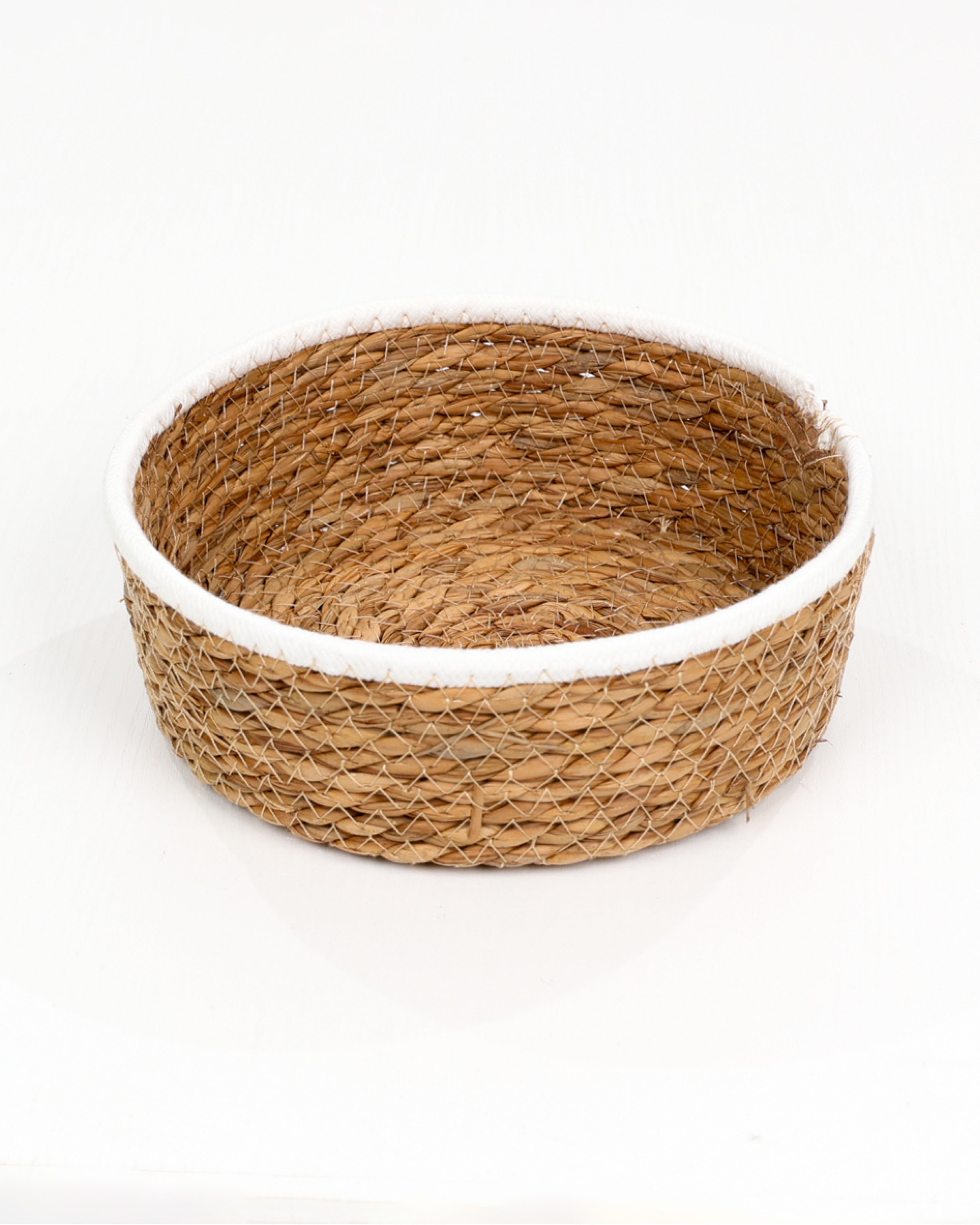 Natural Woven Hold All Basket Medium