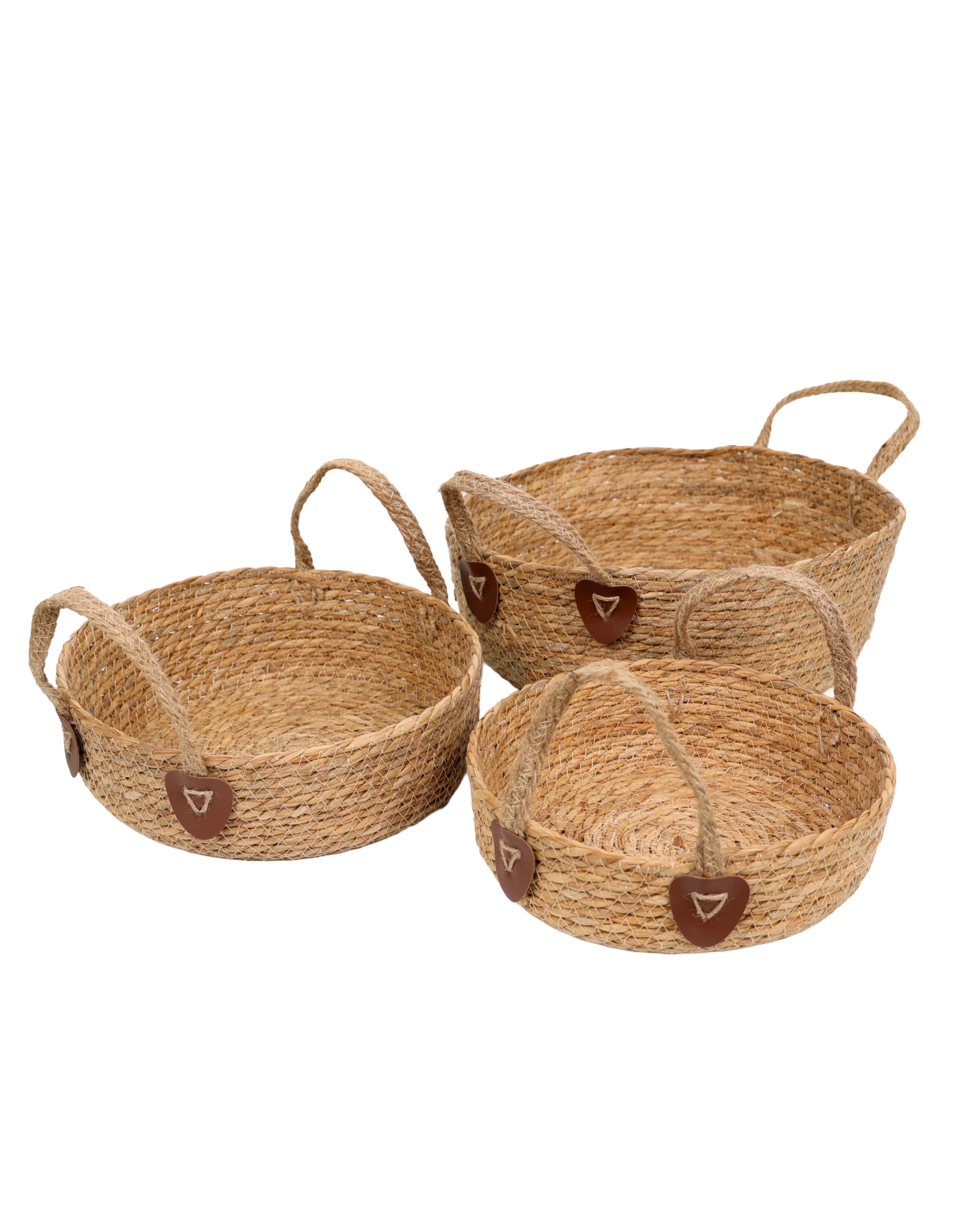 Small Natural Woven Holdall Tray