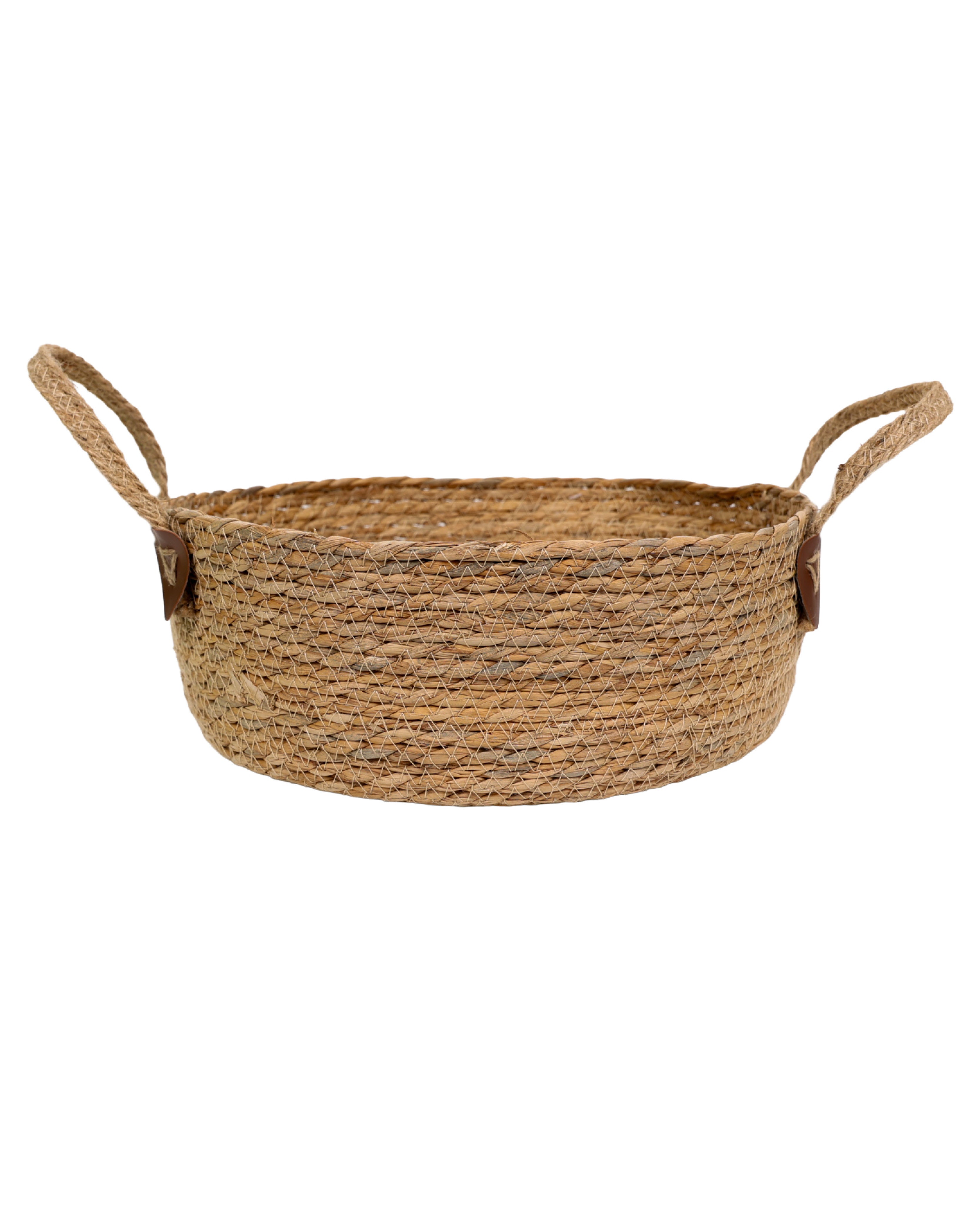 Small Natural Woven Holdall Tray