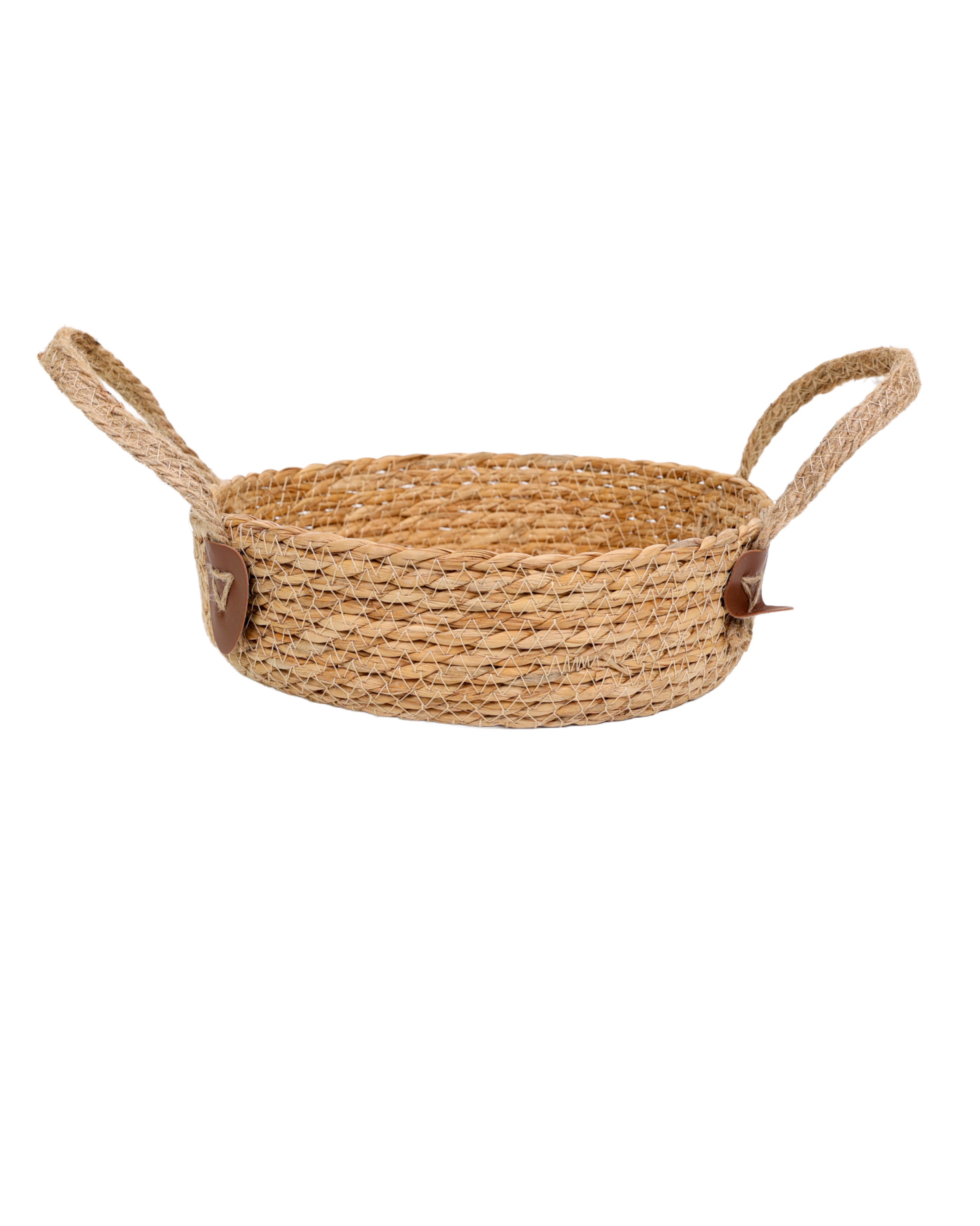 Medium Natural Woven Holdall Tray