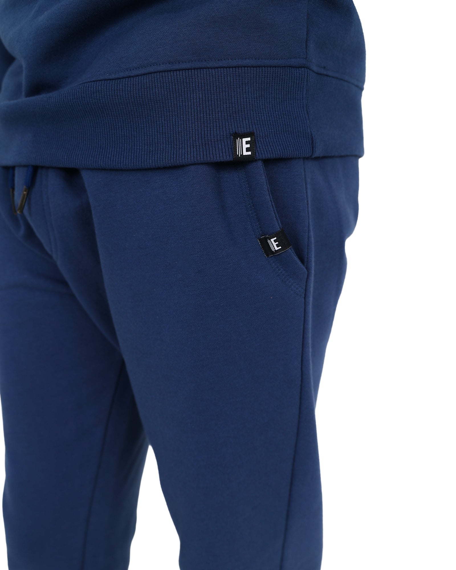 Long Sleeve Airforce Blue CVC Premium Fleece Sweater
