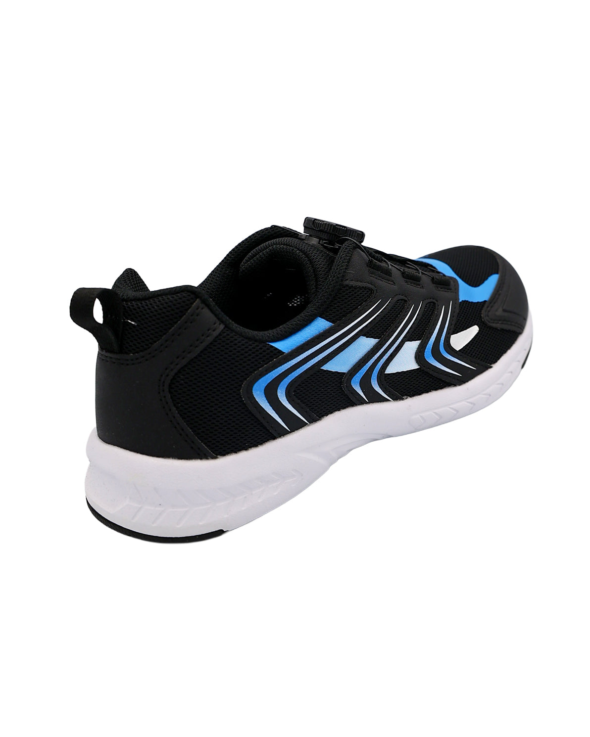 Boys Black & Blue Mesh Trainers