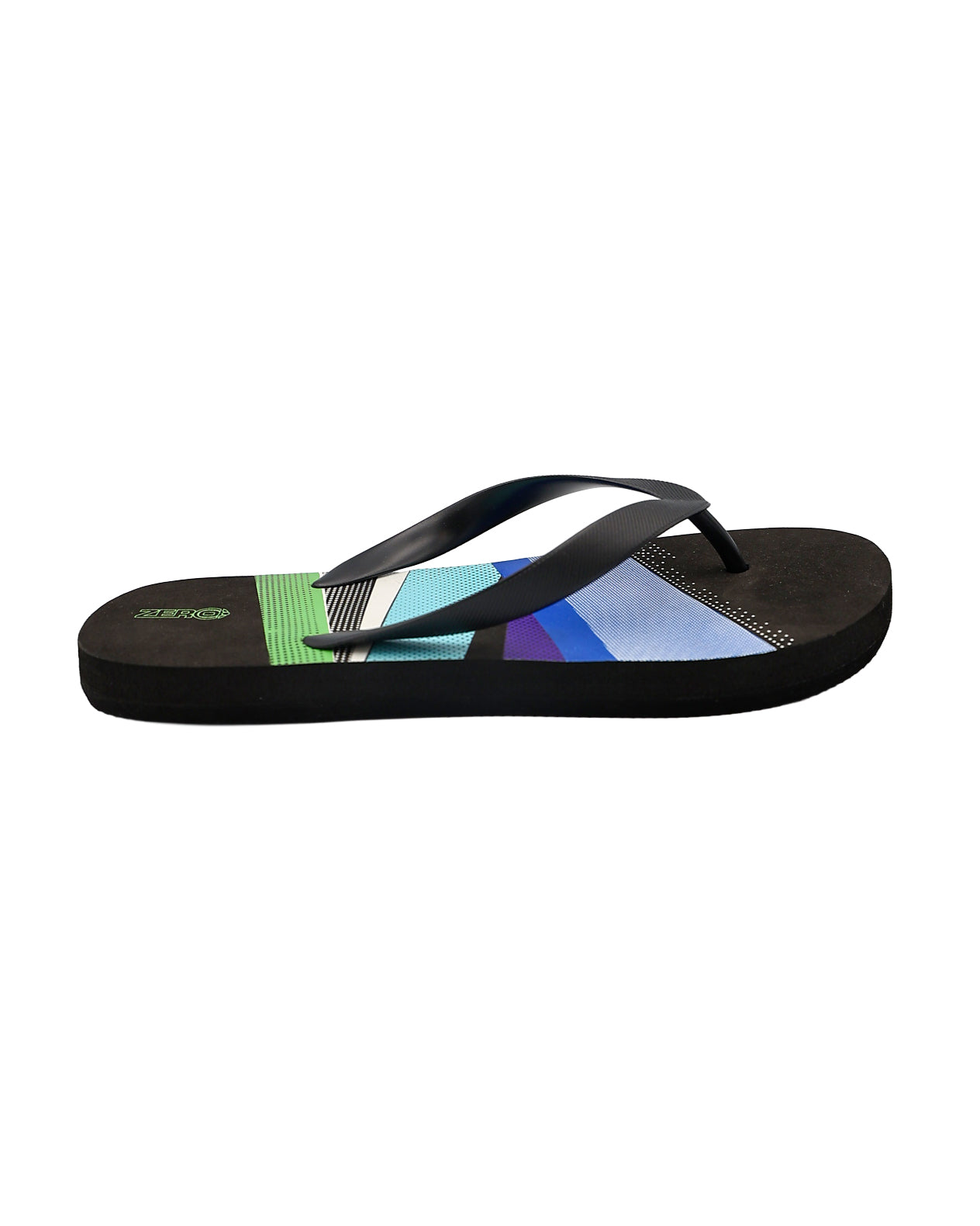 Boys Blue & Black Dual Stripe EVA Flip Flops
