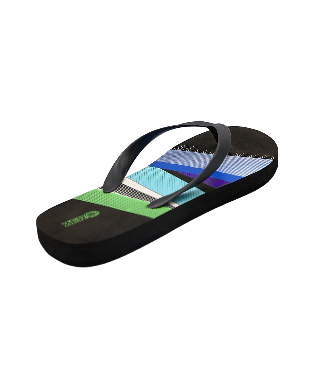 Boys Blue & Black Dual Stripe EVA Flip Flops