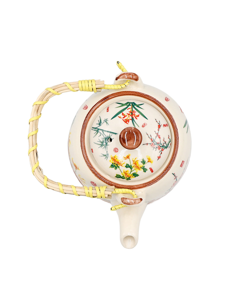 Blossom Ceramic Teapot