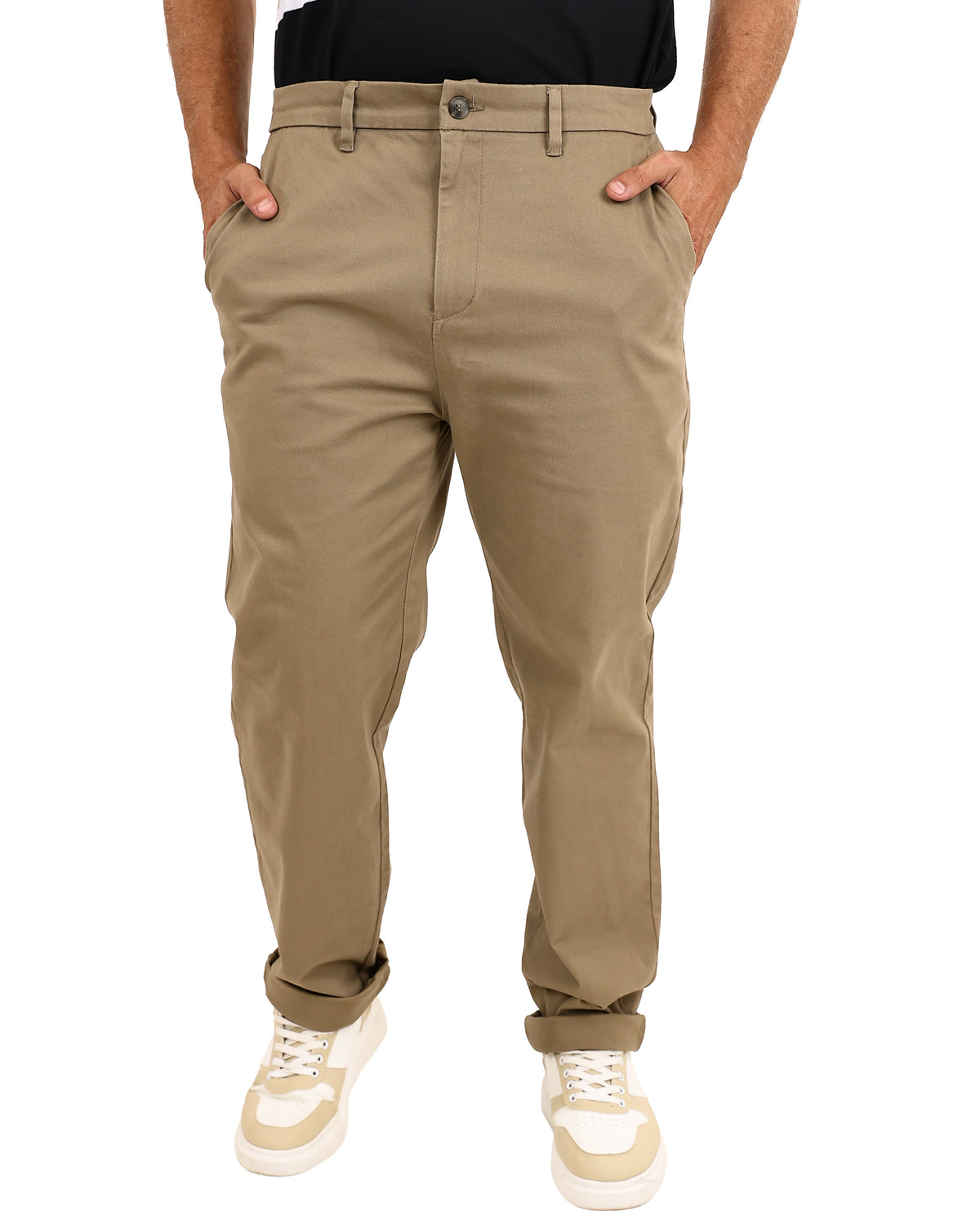 Straight Fit Khaki Chino