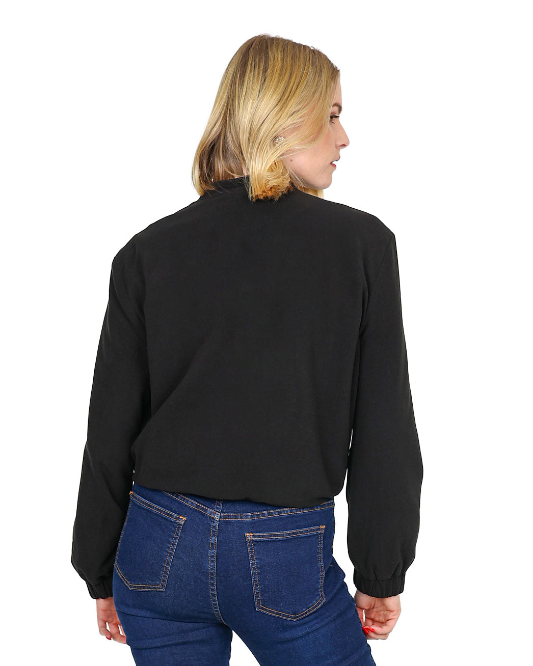 Cropped Button Through Jacket