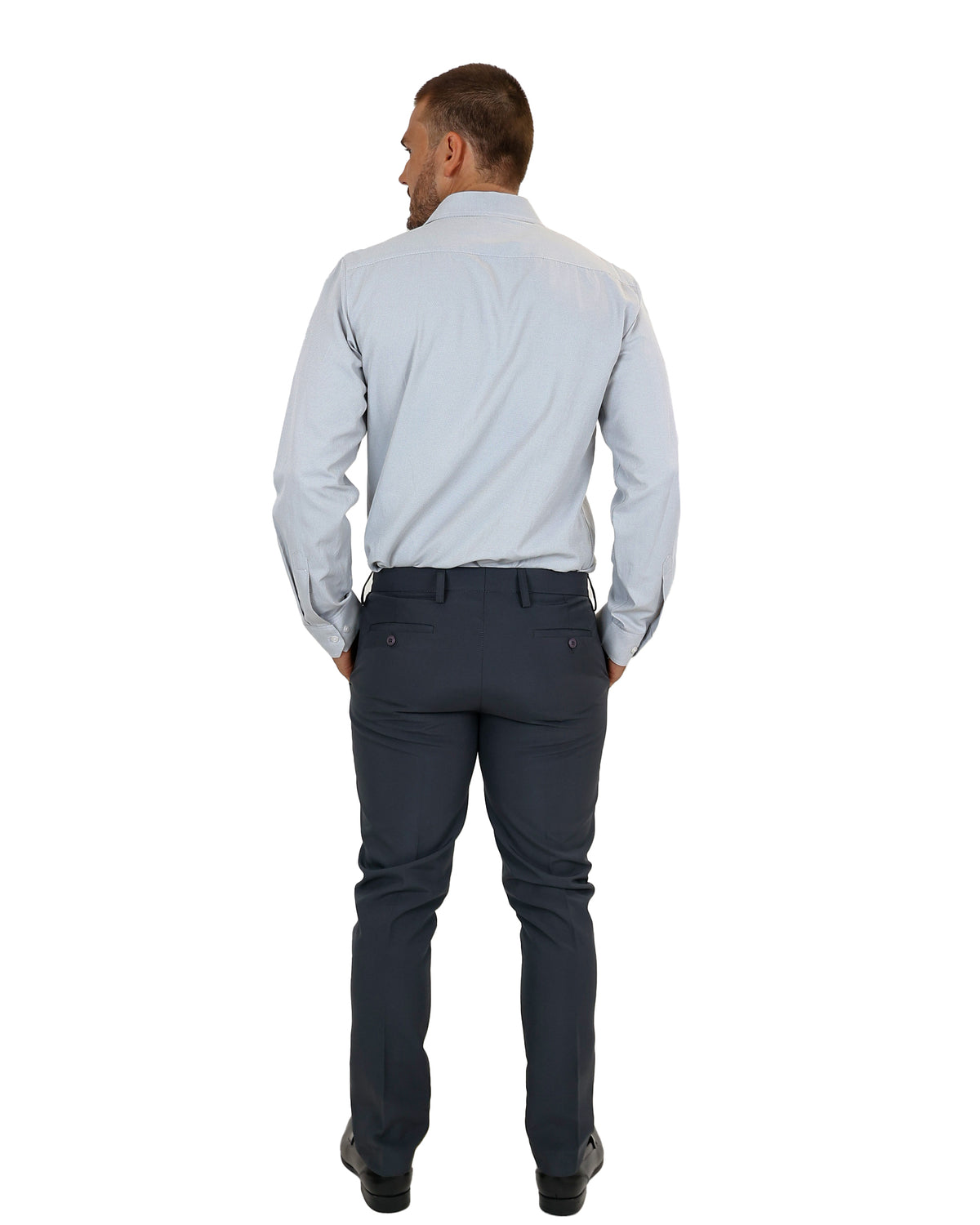 Slim Fit Charcoal Classic Formal Trouser