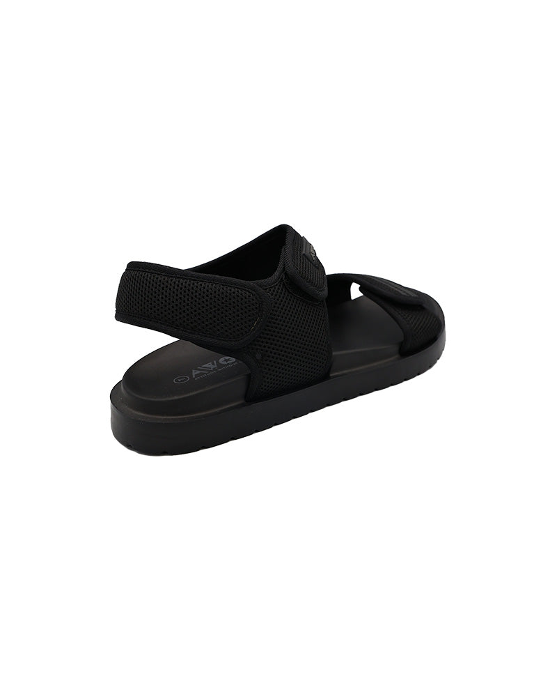 AWOL Black Comfort Velcro Sandals