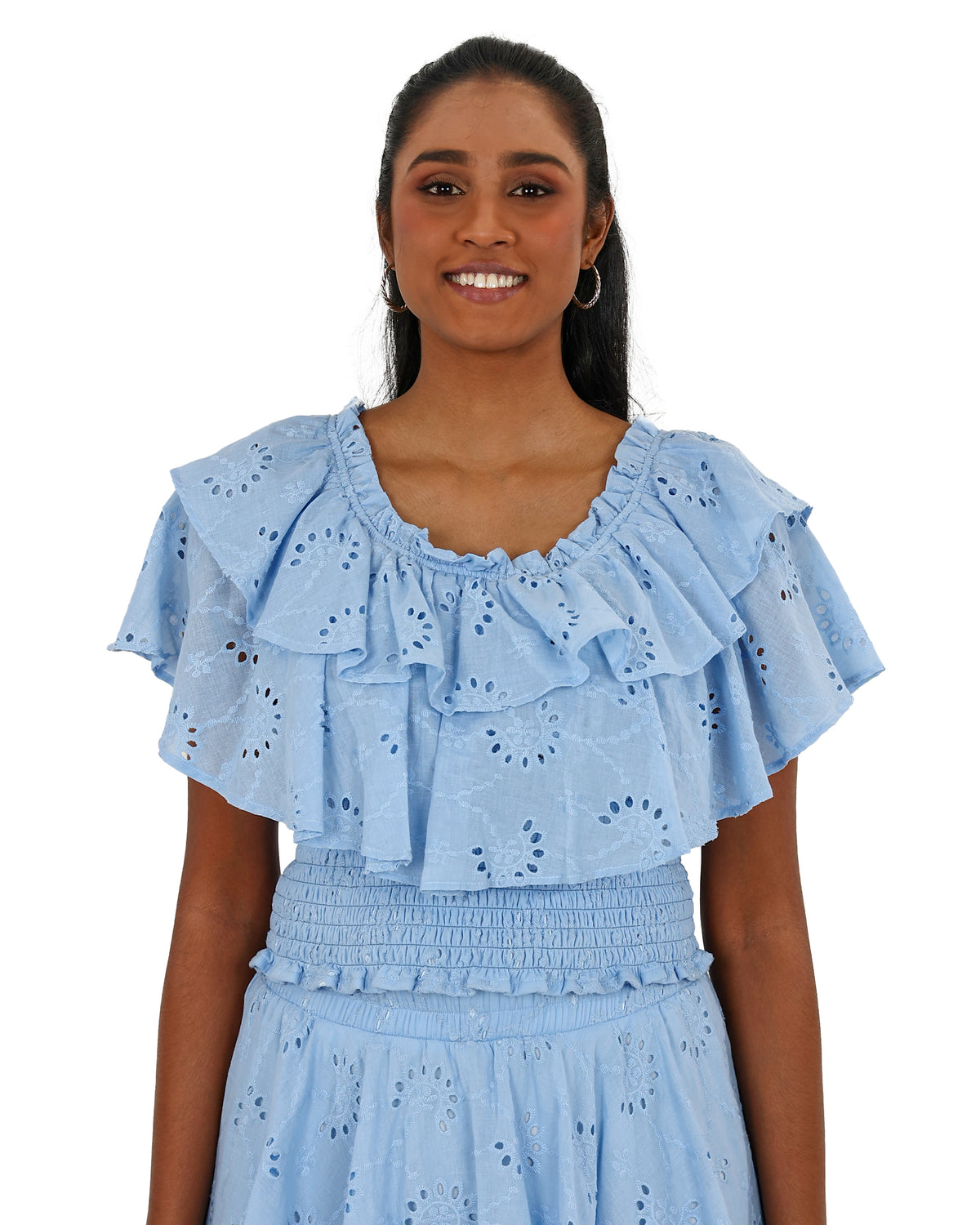 Anglaise Frill Detail Blouse