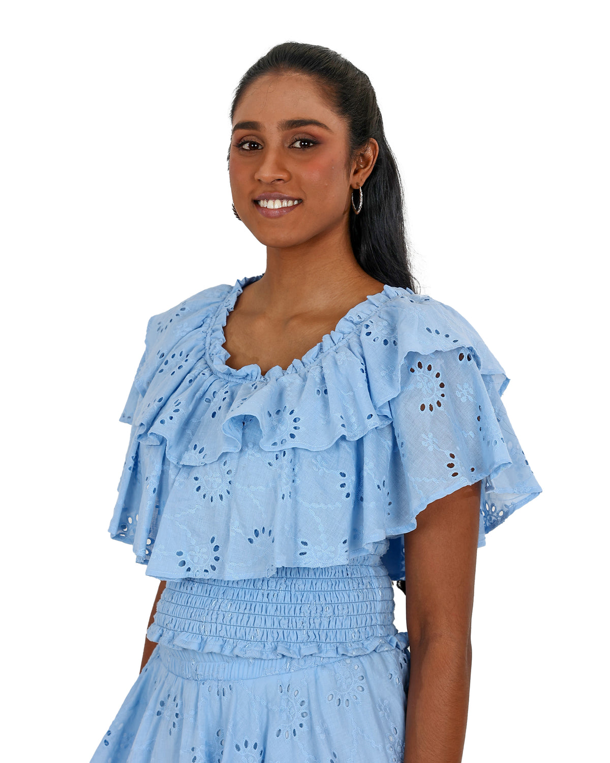 Anglaise Frill Detail Blouse