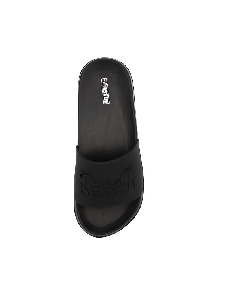 Palm Beach Embossed Black Pool Slides