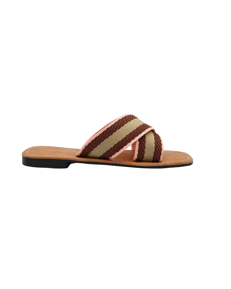 Mink Tape Detail Crossover Mule