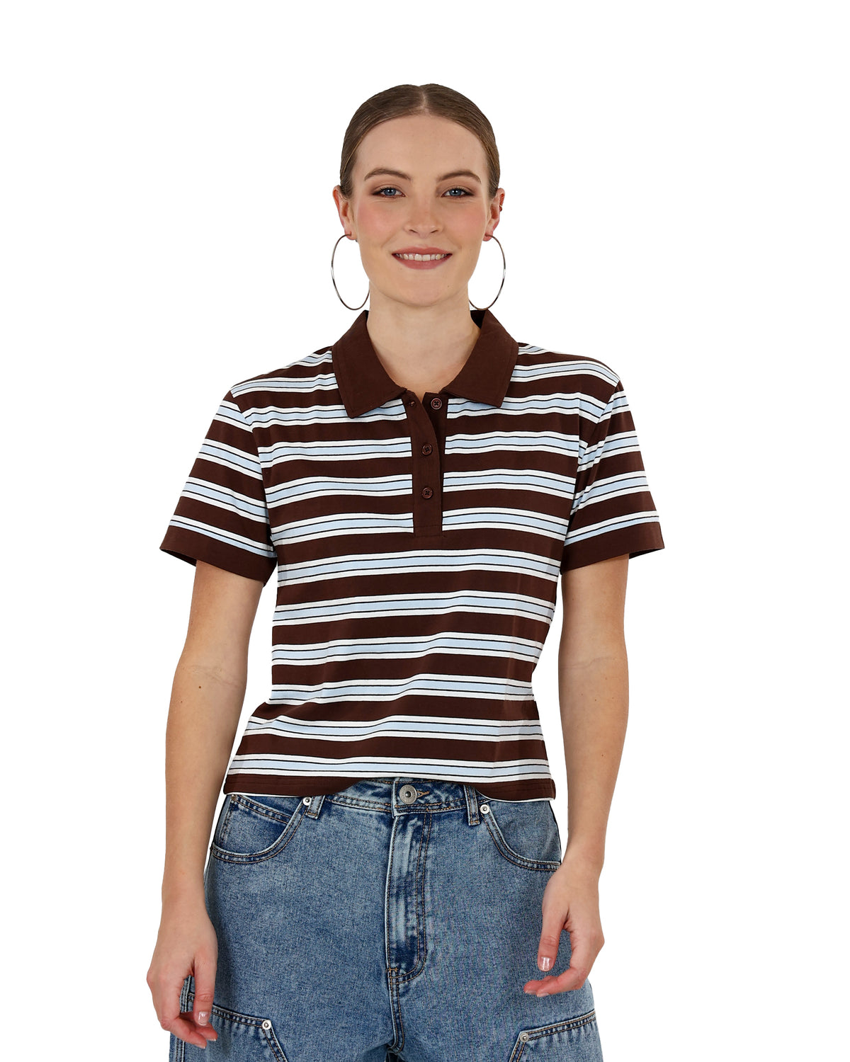 Short Sleeve Stripe Golfer