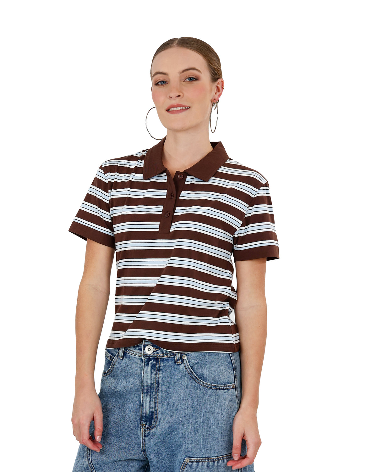 Short Sleeve Stripe Golfer