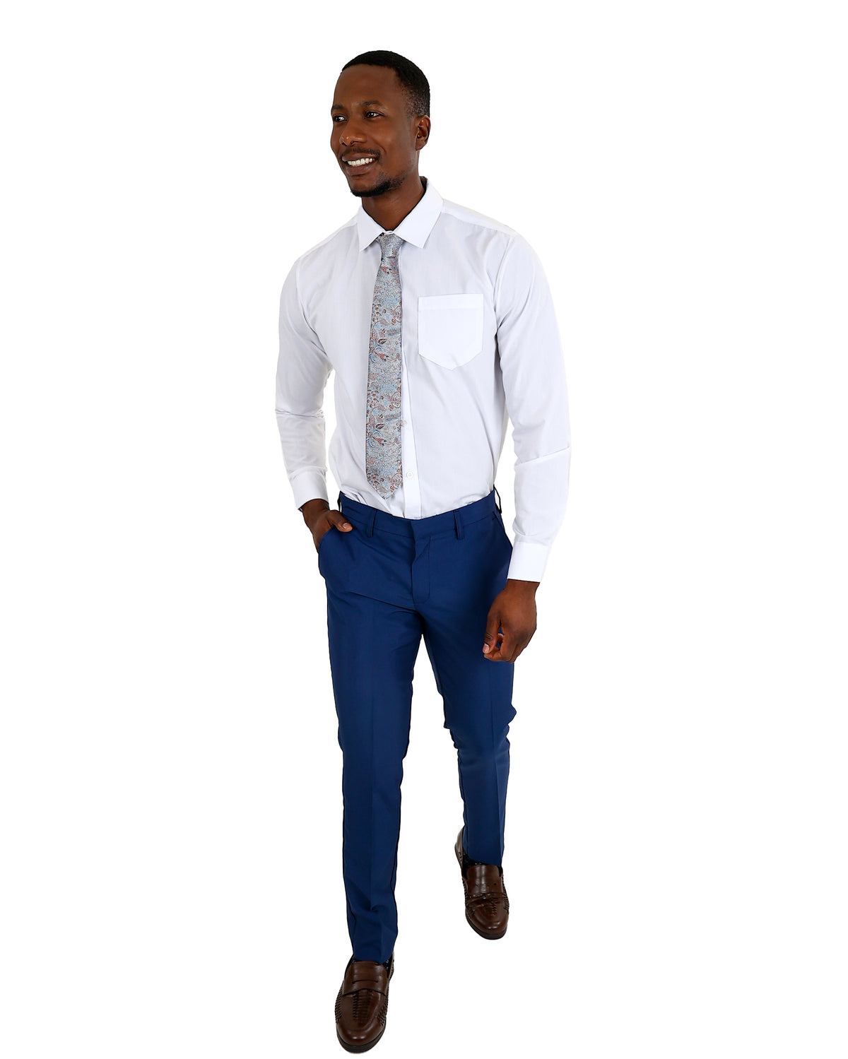 White Long Sleeve Formal Shirt