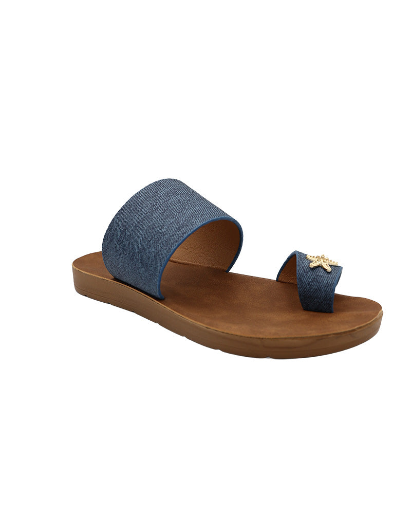 Star Detail Toe Post Moulded Sandal