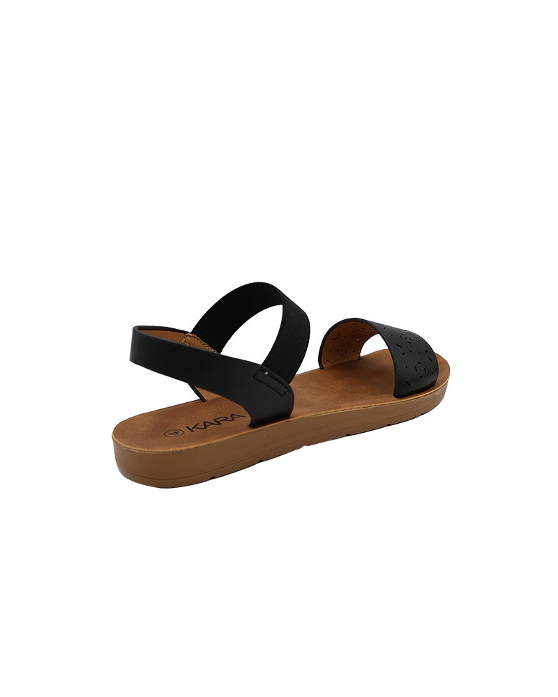 Laser Cut Detail Moulded Sandal