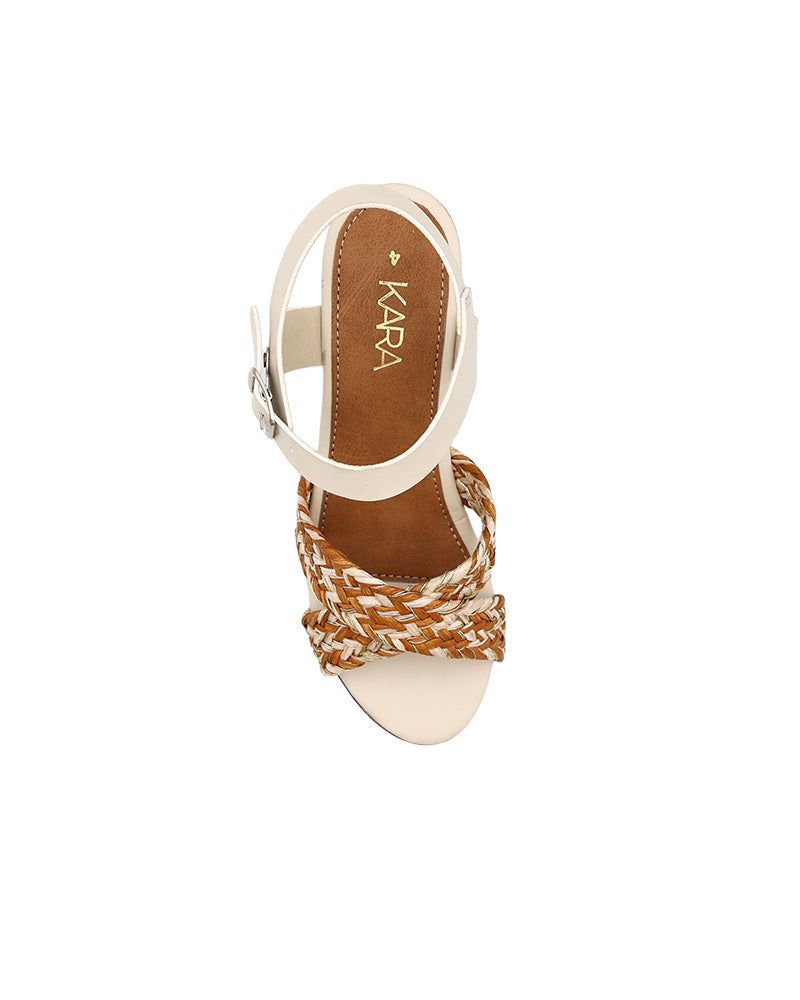 Natural Braid Detail Clog Sandal