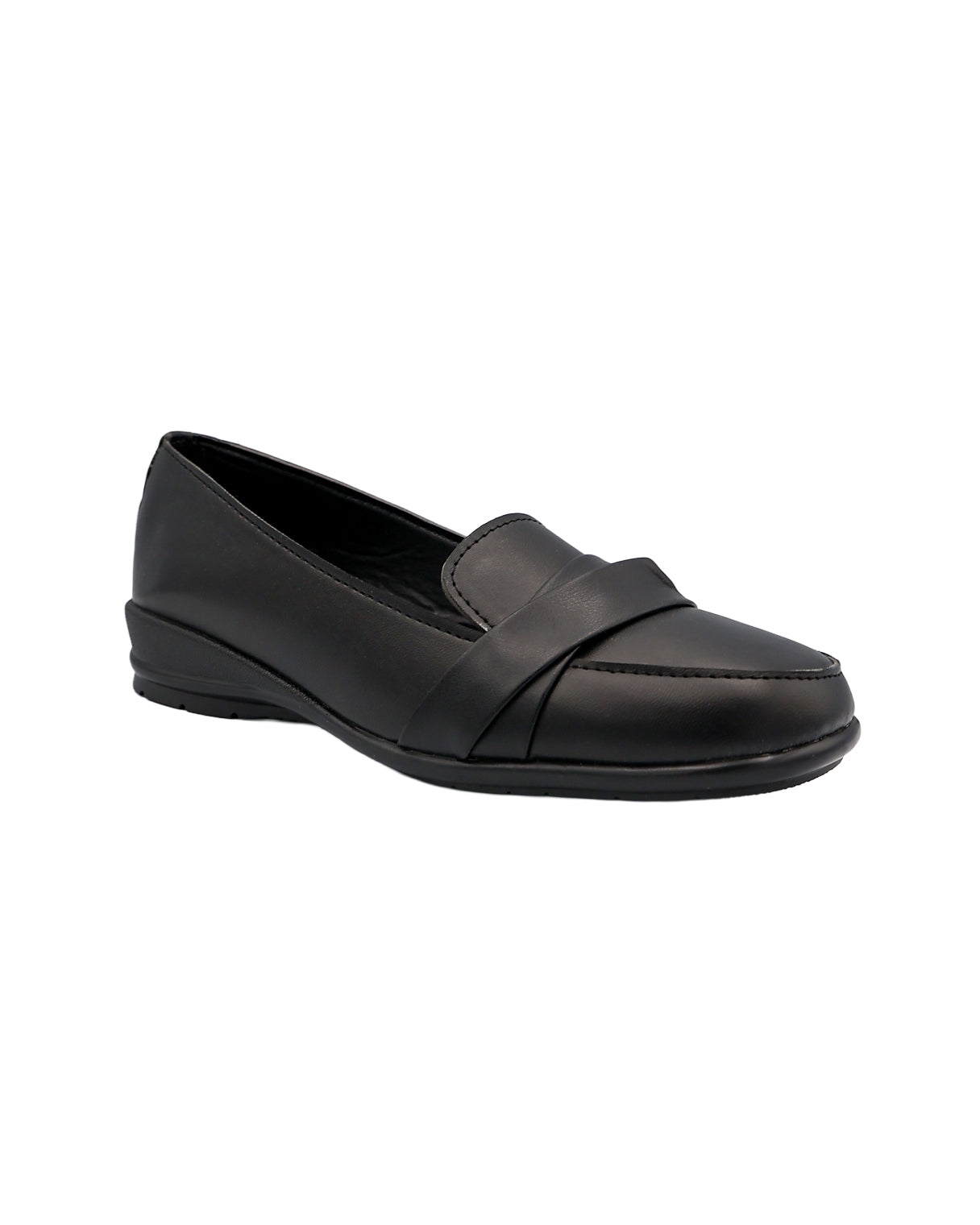 Overlay Detail Wedge Slip-Ons