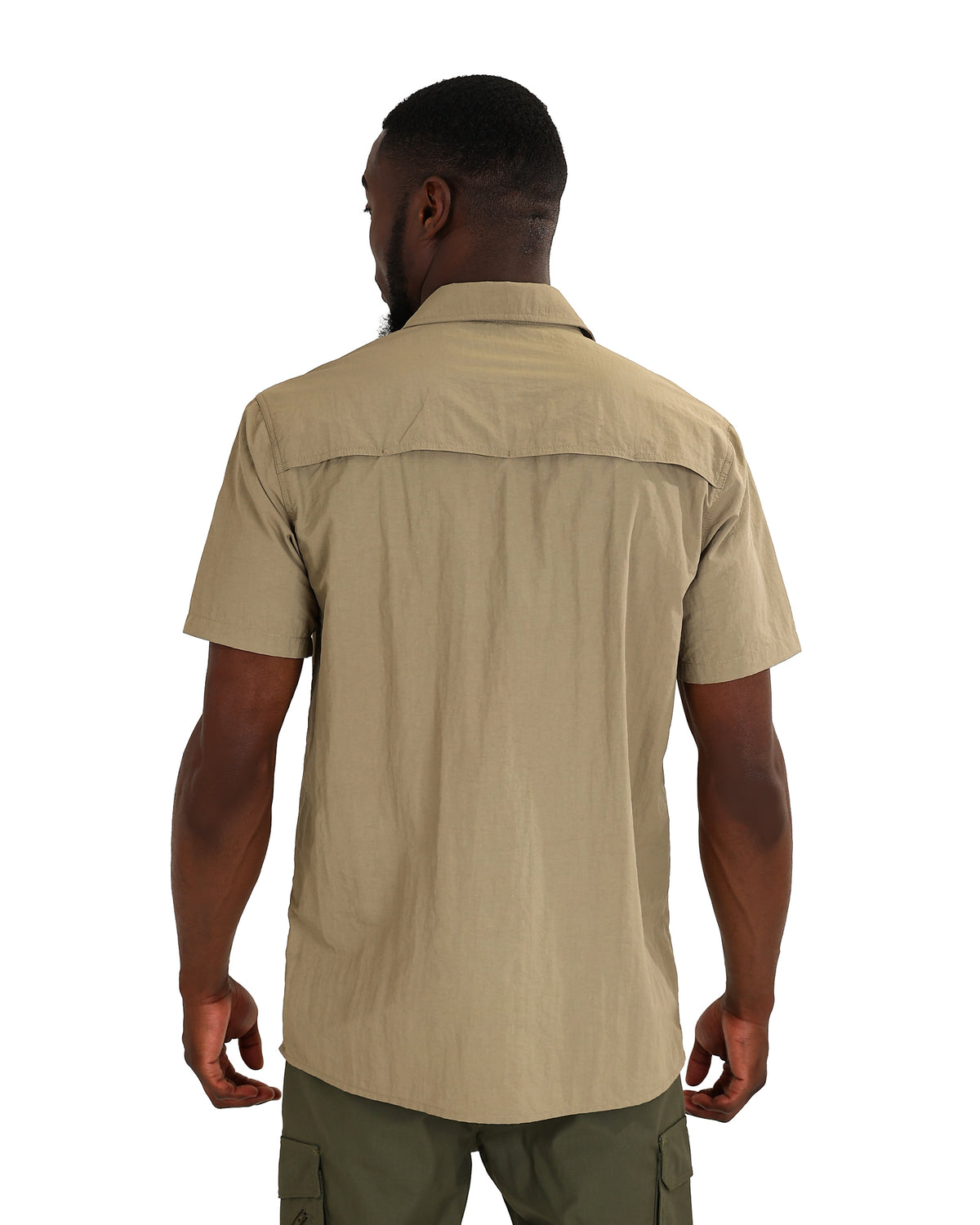 Okavango Short Sleeve Stone Nylon Shirt