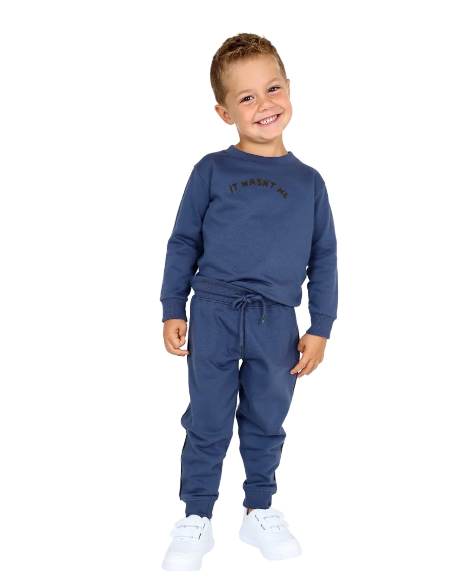 2 Pack Blue & Chocolate Brown Joggers