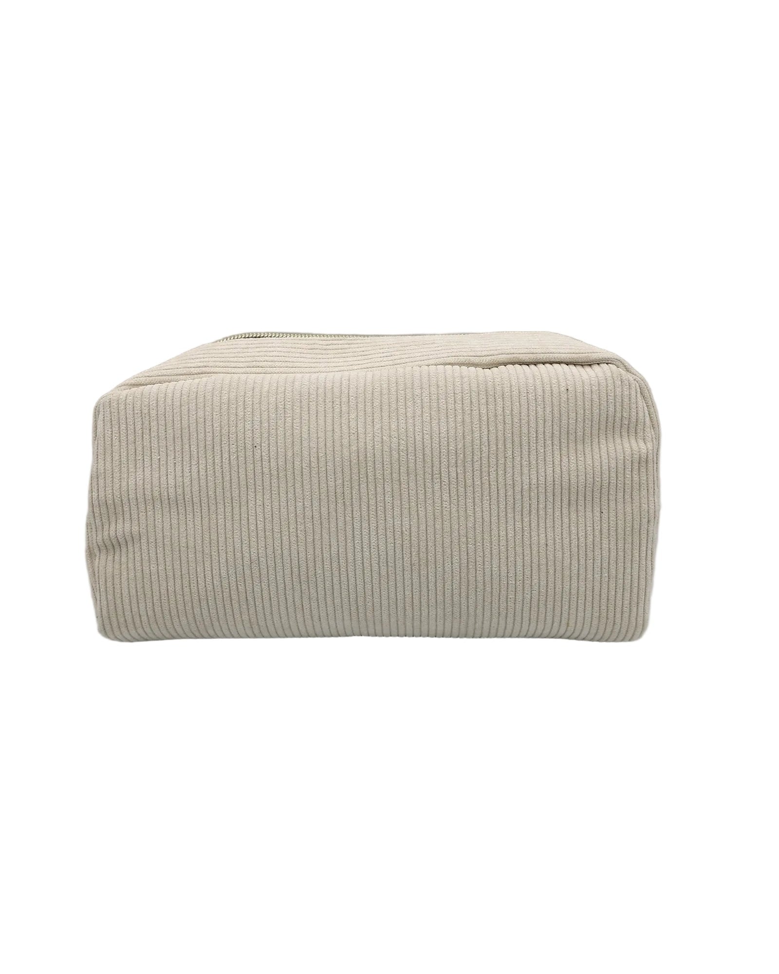 Cream Corduroy Tubby Toiletry Bag