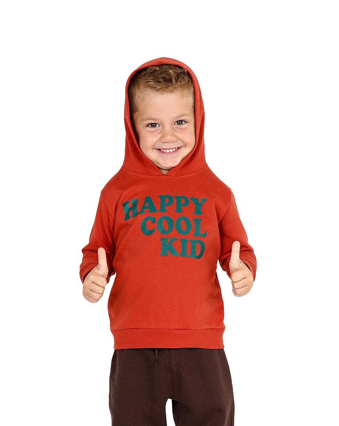 2 Pack Happy Cool Kid Graphic Hoodie & Sweater