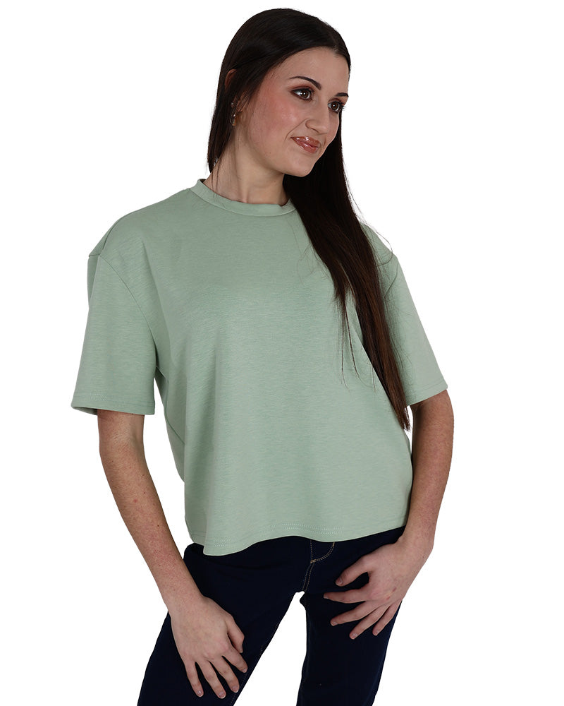 Short Sleeve Sage Scuba T-Shirt
