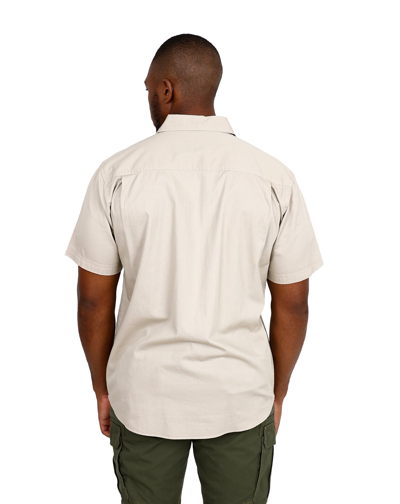 Short Sleeve Double Pocket Stone Adventure Shirt