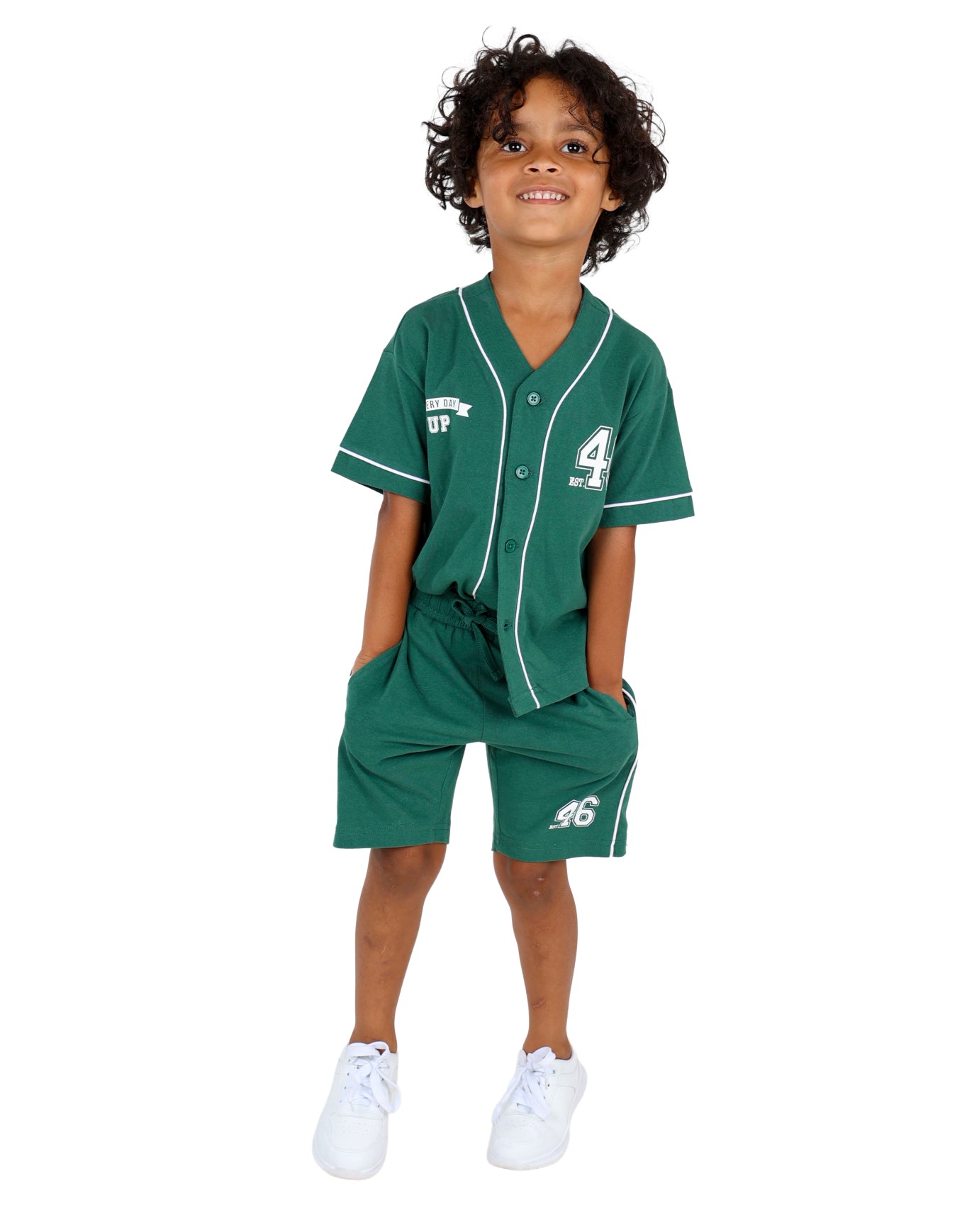 "Brooklyn" Graphic Varsity Shorts