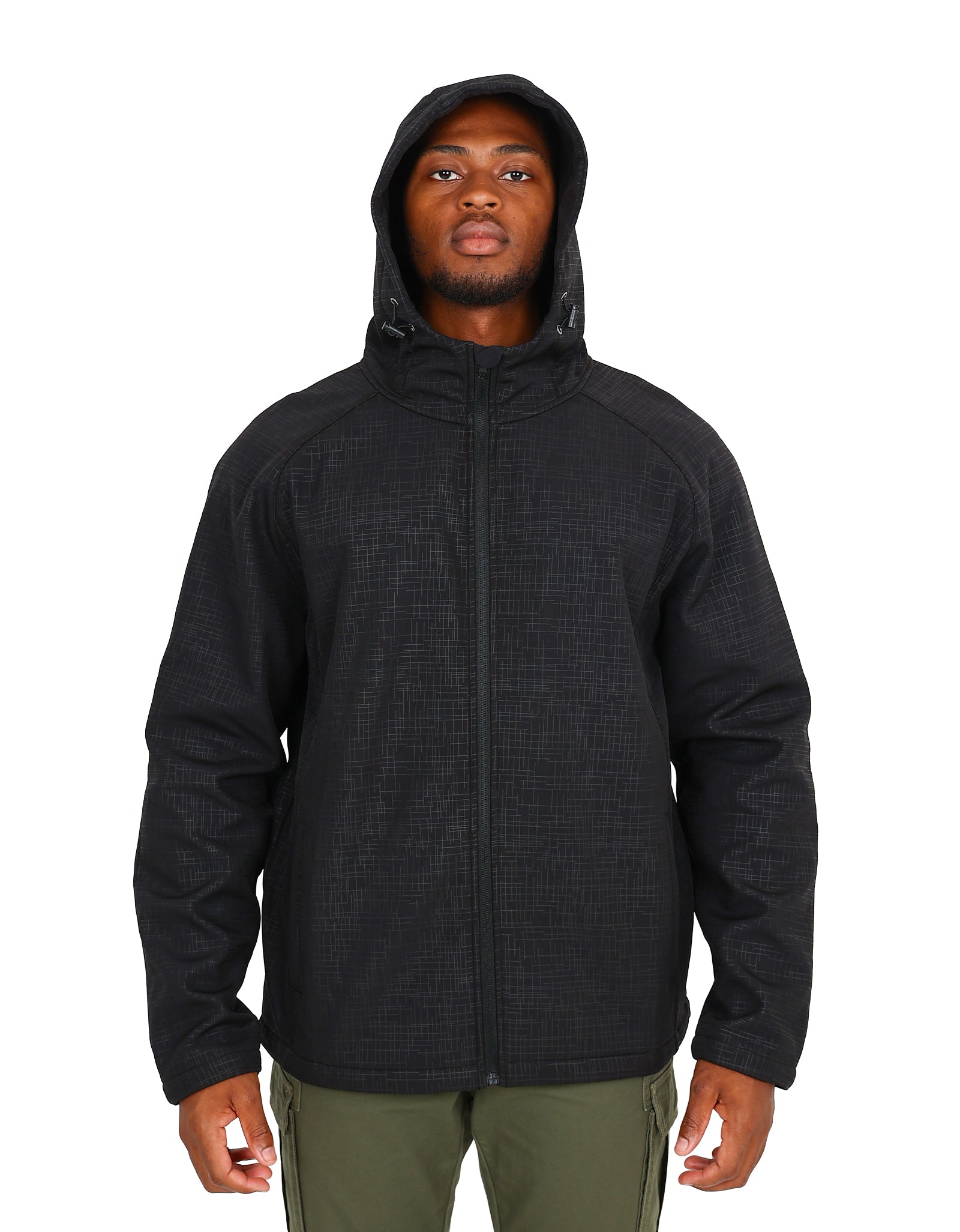 Okavango Black Softshell Hooded Jacket