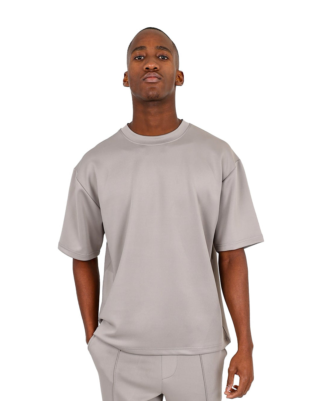 Funk Short Sleeve Stone Oversized Scuba T-Shirts
