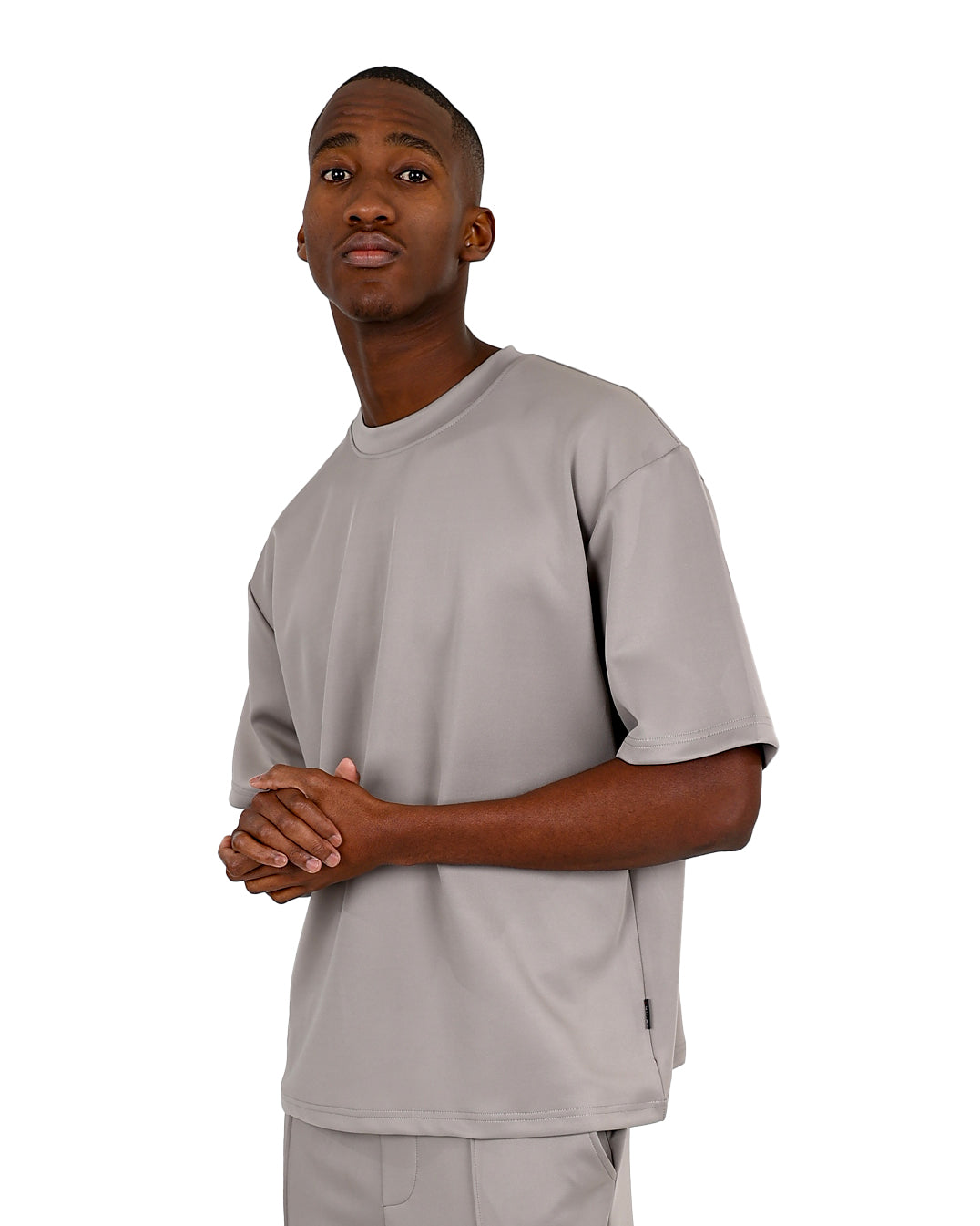 Funk Short Sleeve Stone Oversized Scuba T-Shirts