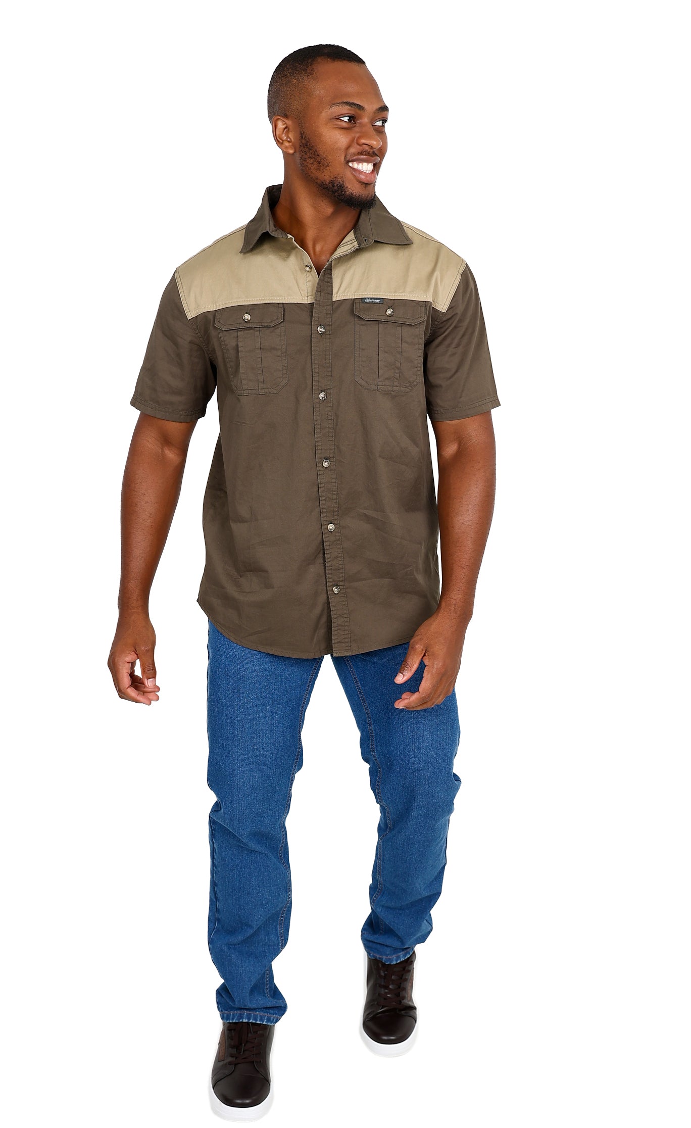 Okavango Short Sleeve Two Tone Shirt