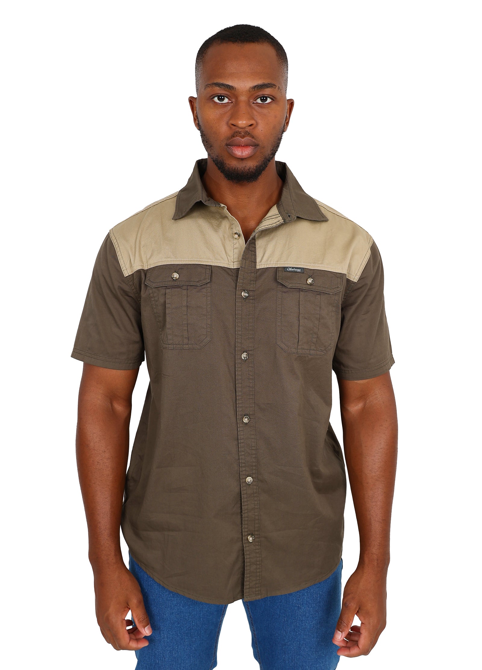 Okavango Short Sleeve Two Tone Shirt