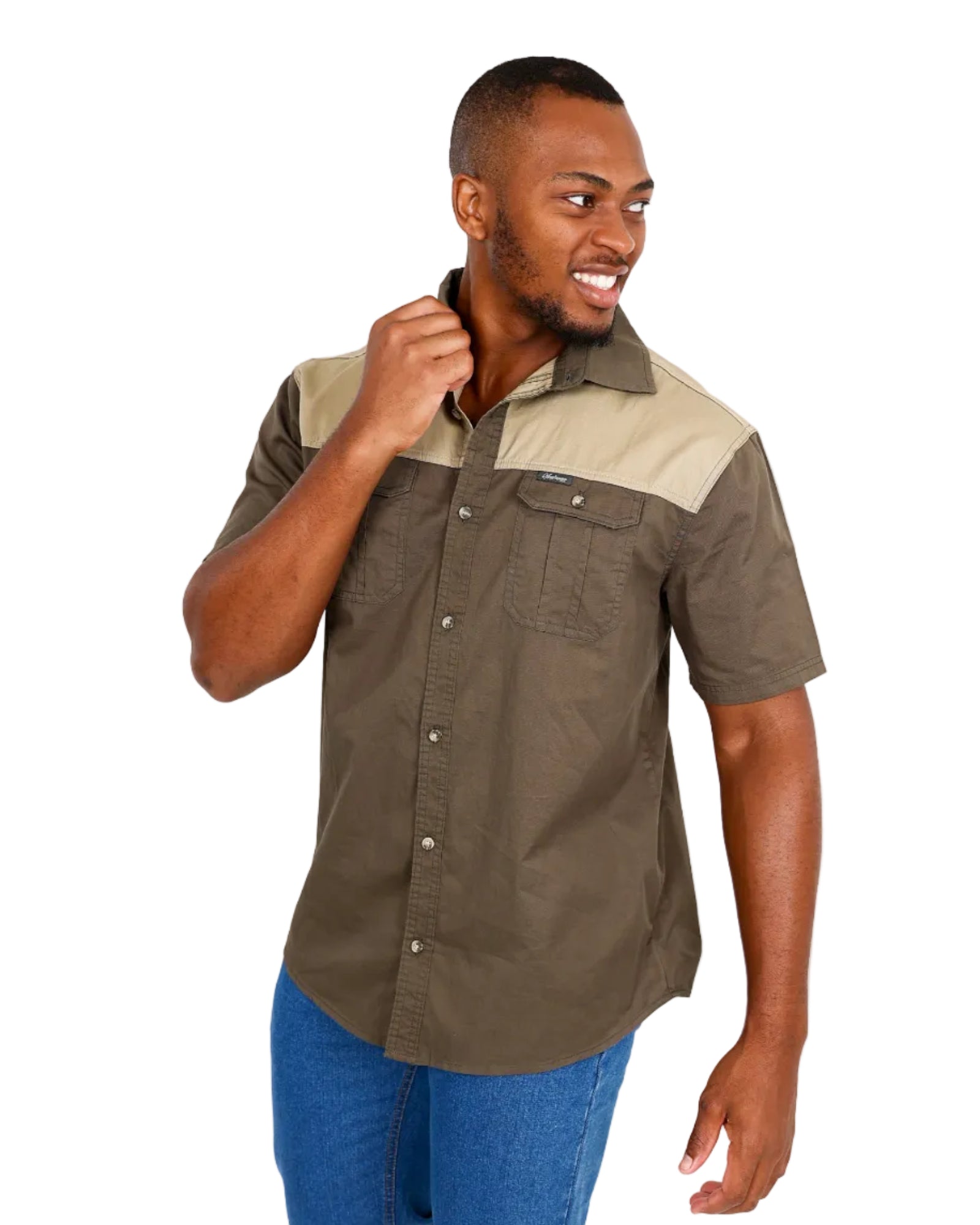 Okavango Short Sleeve Two Tone Shirt