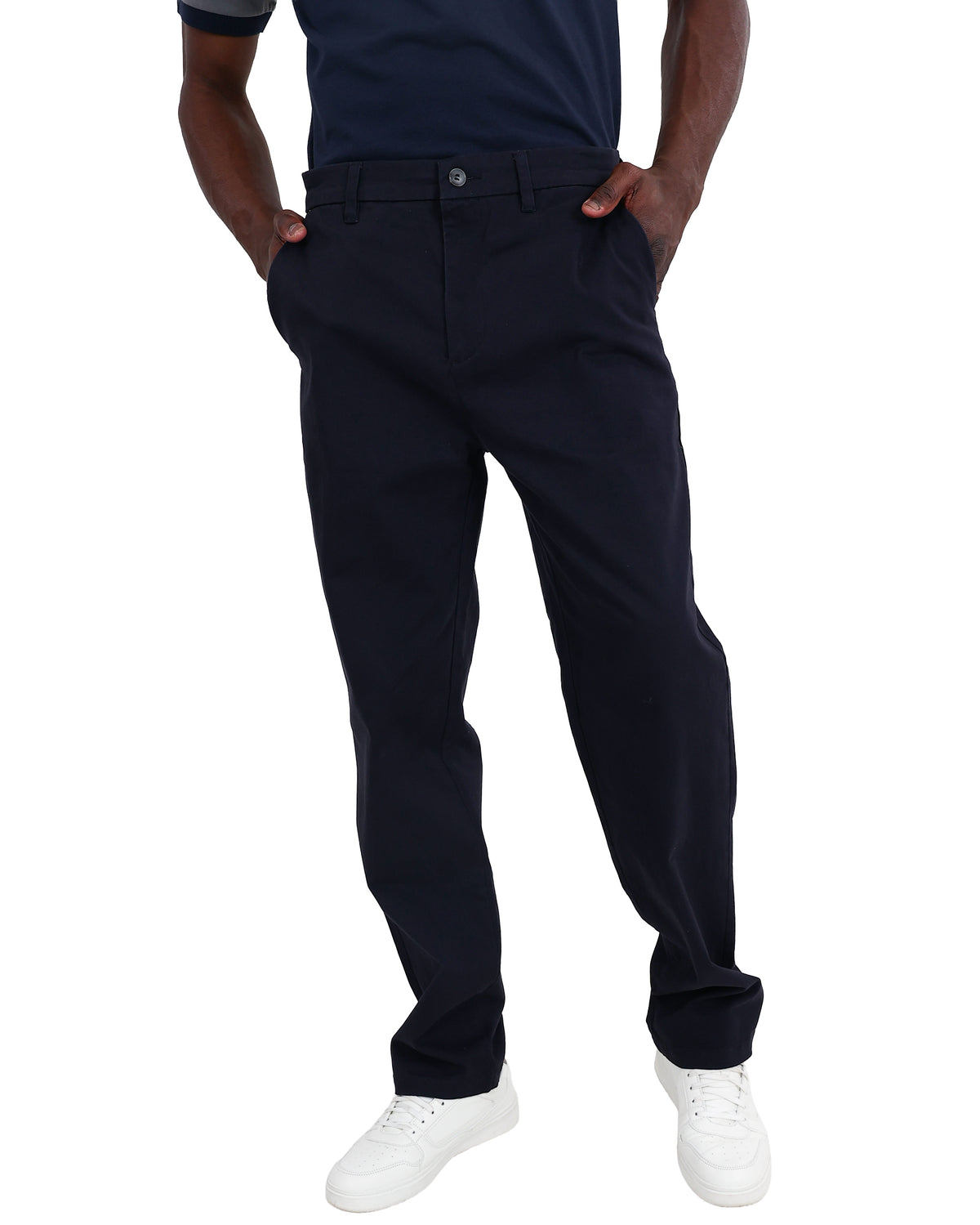 Straight Fit Dark Navy Chino