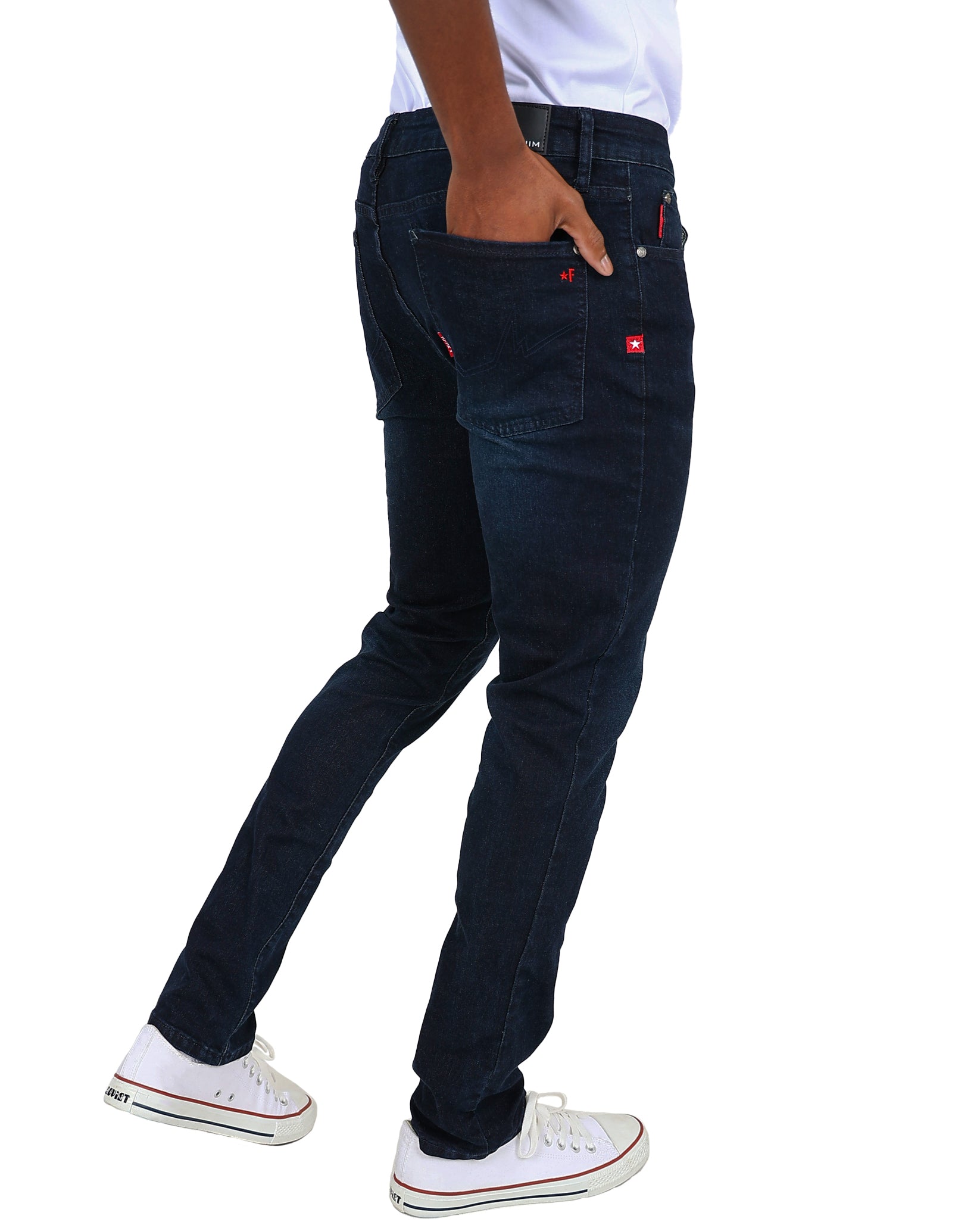 Funk Blue Black Nexus Skinny Jeans