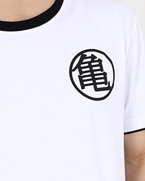 Dragon Ball Z White Heritage Ringer T-Shirt