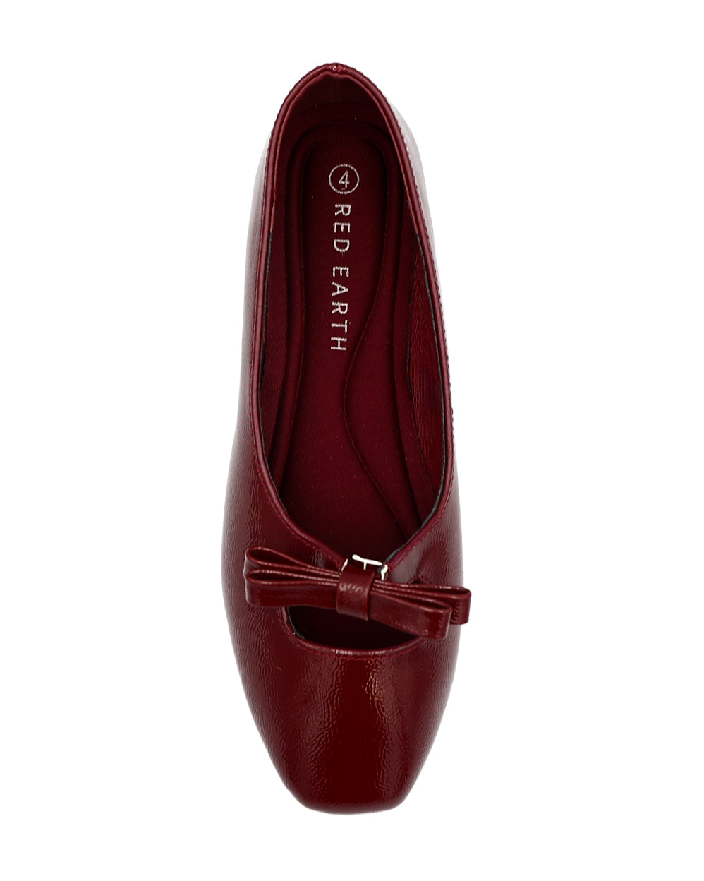 Burgundy Bow Pump