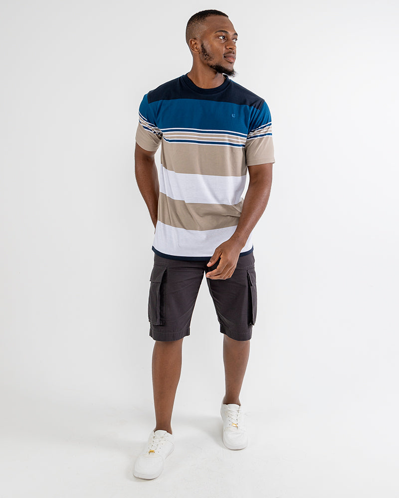 Charcoal Ripstop Cargo Shorts