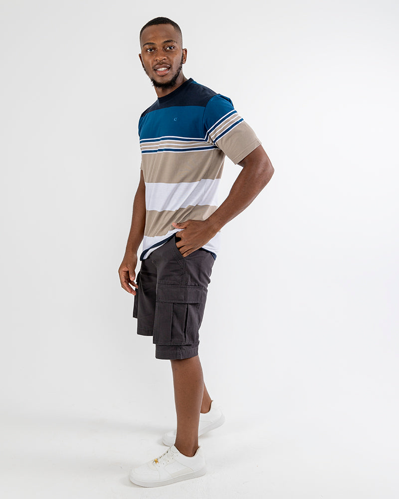 Charcoal Ripstop Cargo Shorts