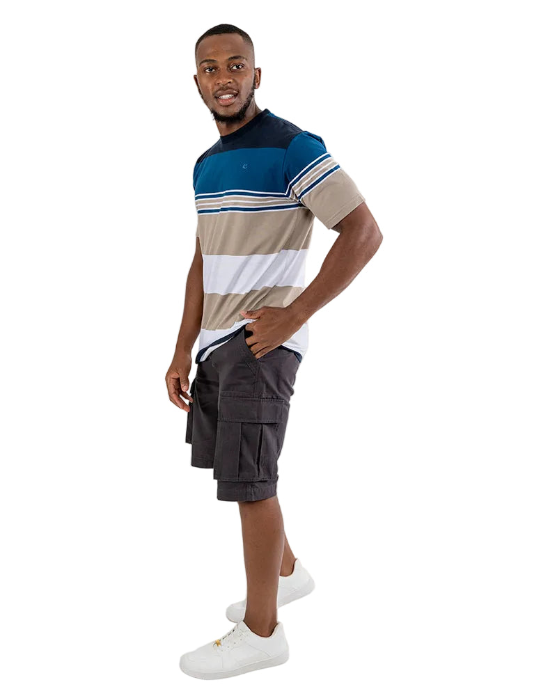 Charcoal Ripstop Cargo Shorts