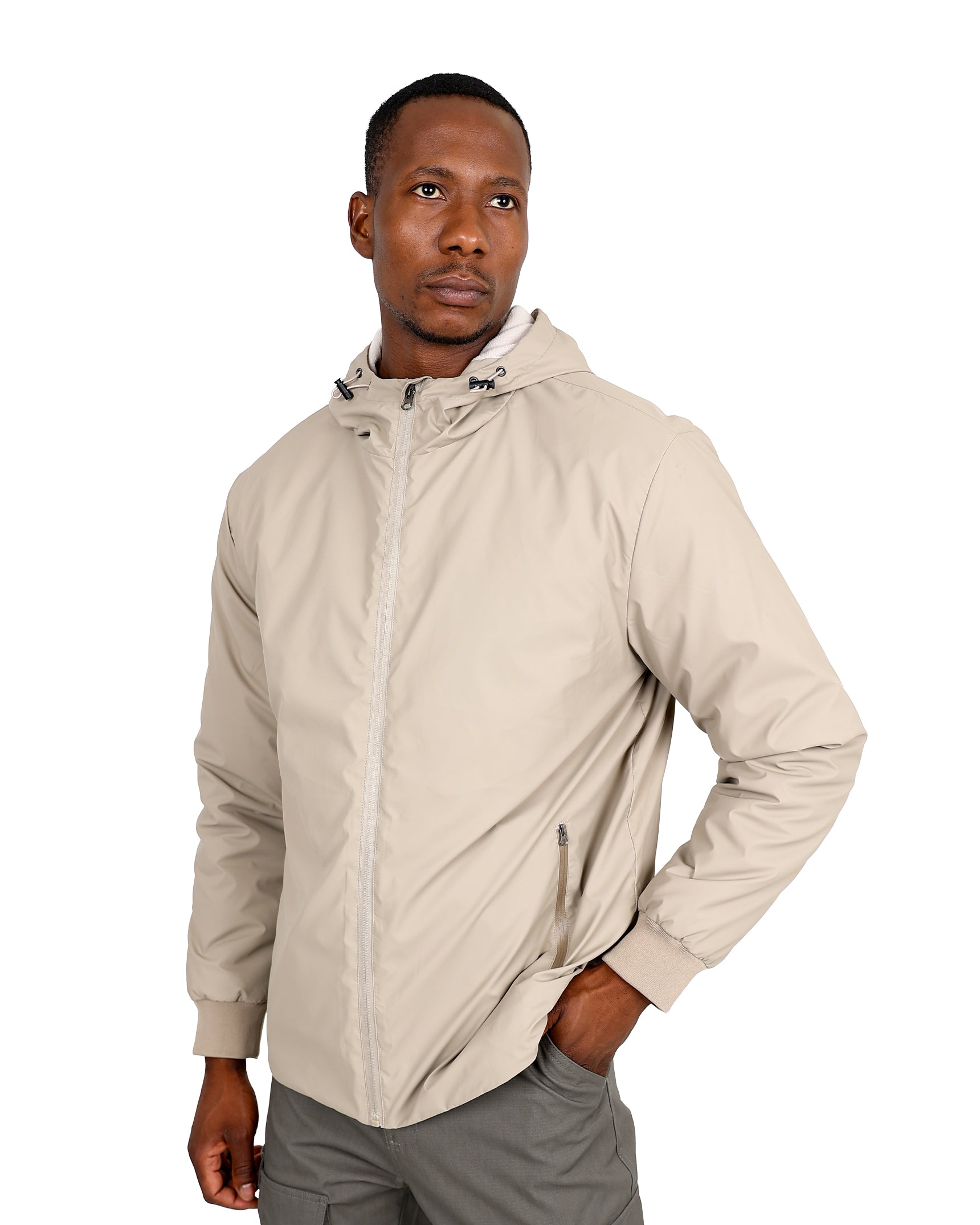 Okavango Taupe Outdoor Padded Soft Feel Jacket