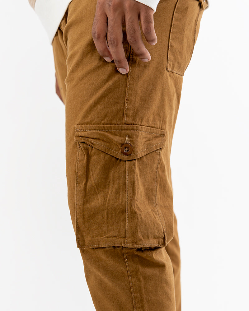 Twill Stretch Cargo Pants