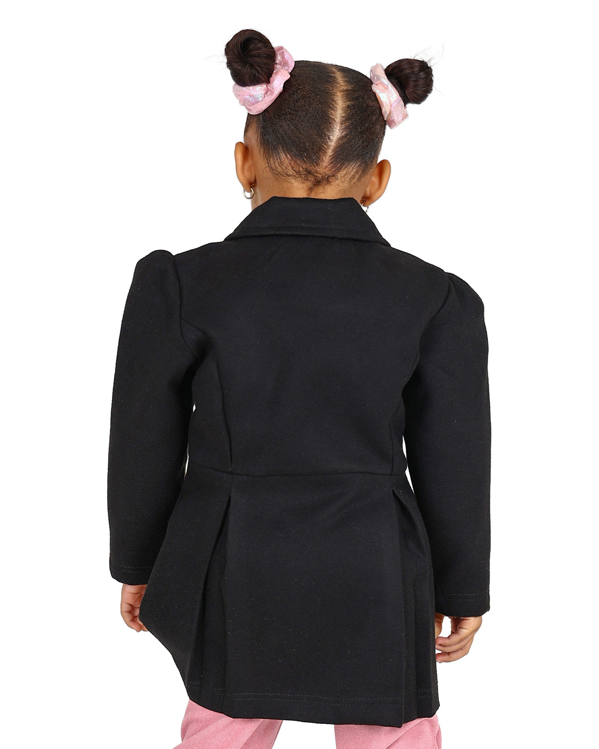 Pleated Melton Jacket